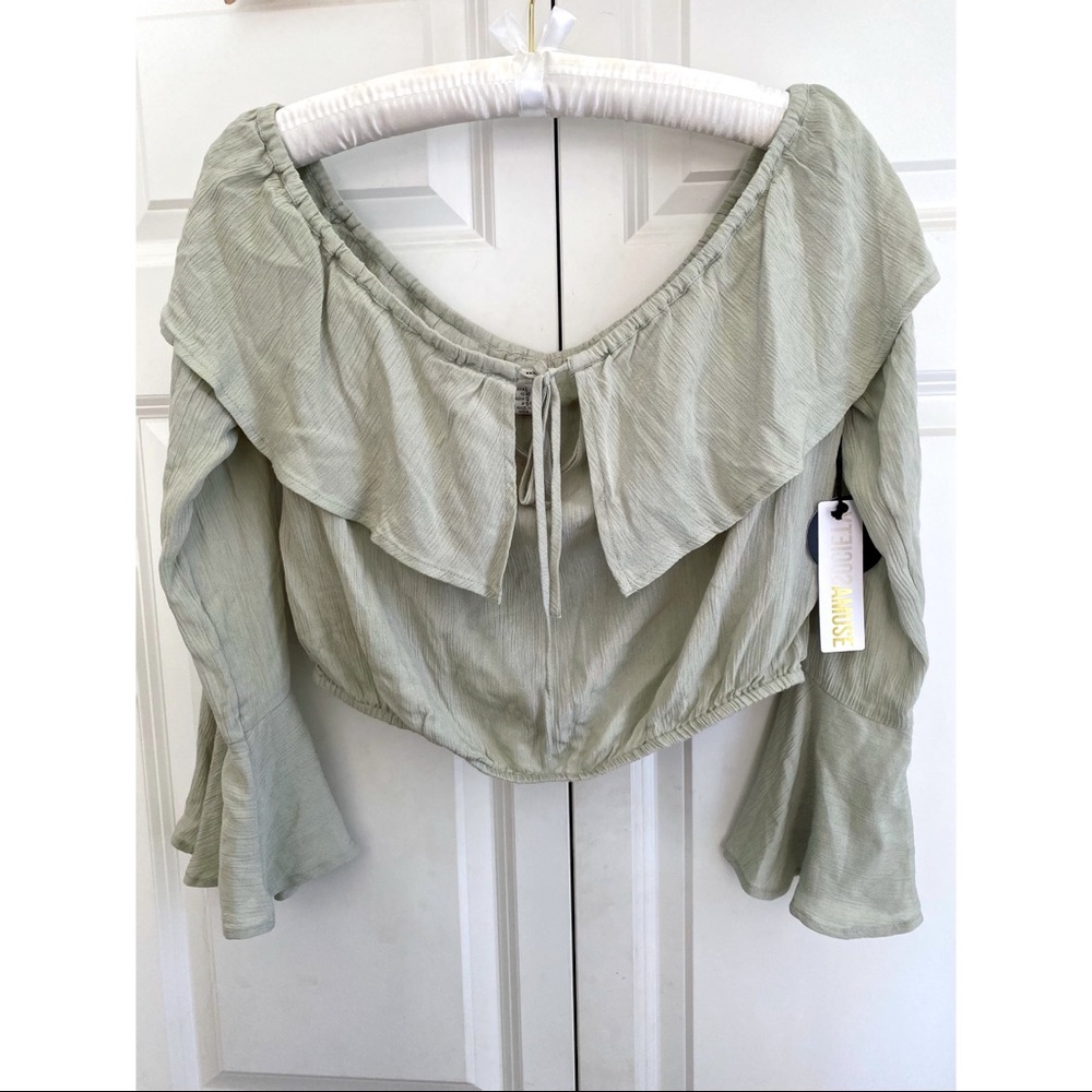 Amuse Society Boho Off Shoulder Cafecito Top